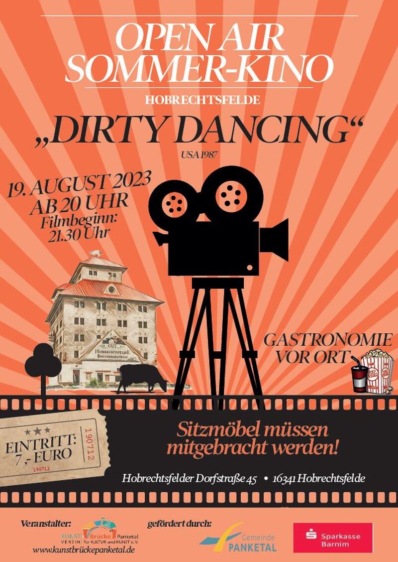 „Dirty Dancing“ im „Open Air Sommer-Kino“, Birkenwerder