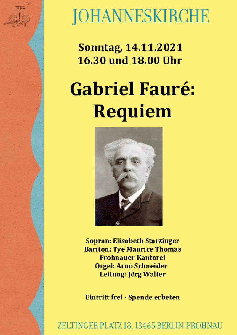 Gabriel Faurés – Arie in der Johanneskirche, Birkenwerder