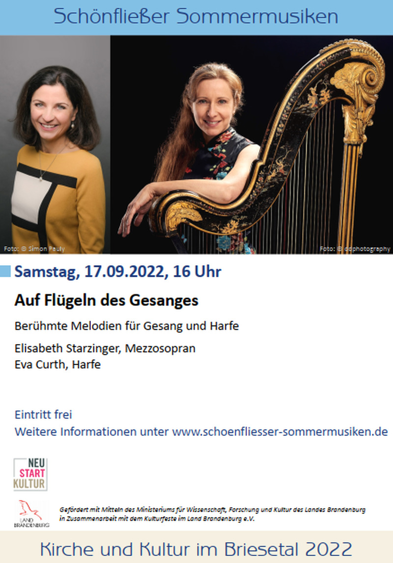 Konzert mit Eva Curth und Elisabeth Starzinger, Birkenwerder