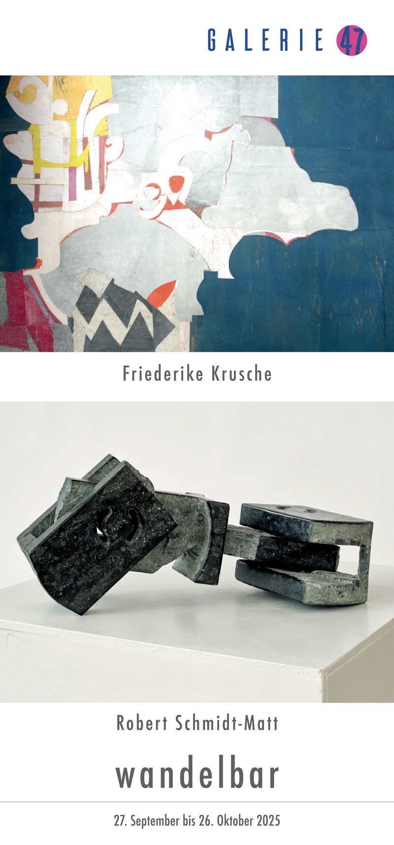 Ausstellung „wandelbar“ in der Kommunalen Galerie 47, Birkenwerder Ausstellung „wandelbar“ in der Kommunalen Galerie 47, Birkenwerder