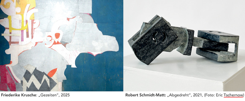 Künstlergespräch in der Galerie 47: Malerei trifft Stein, Birkenwerder Künstlergespräch in der Galerie 47: Malerei trifft Stein, Birkenwerder
