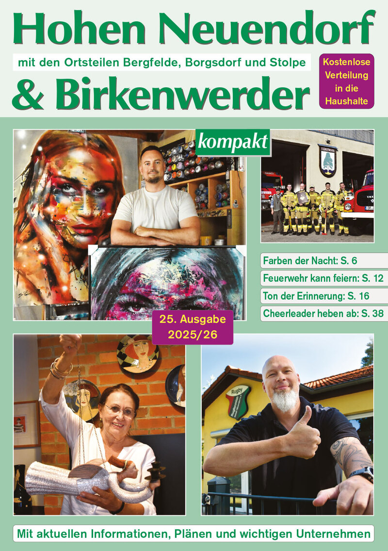 Broschüre 2025/26 erschienen, Birkenwerder Broschüre 2025/26 erschienen, Birkenwerder