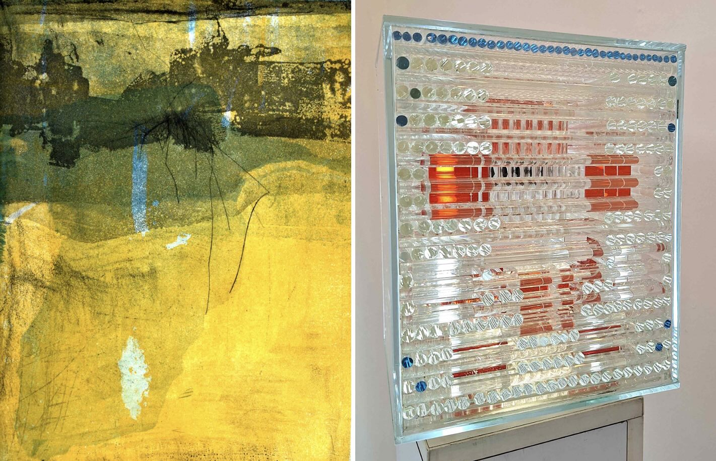 Wenn Glas und Farbe sich verbinden – Finissage „Blick Räume“, Birkenwerder Wenn Glas und Farbe sich verbinden – Finissage „Blick Räume“, Birkenwerder